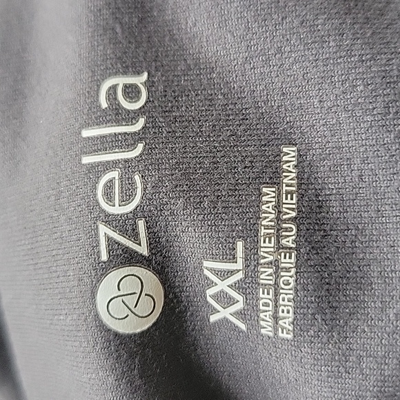 Zella XXL High Waist Grey Leggings Sculpt Stretch Ankle Athleisure Yoga Pant - Picture 11 of 12